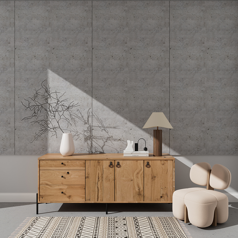 UniVicoustic concrete-finish acoustic wall panel